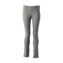 LEGZSKIN - Jeans skinny beige en coton - Femme - Taille TU - Modz