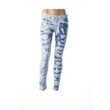 MOTHER - Pantalon slim bleu en coton - Femme - Taille W30 - Modz