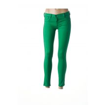 BLEULAB - Legging vert en coton - Femme - Taille W26 - Modz