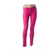 BLEULAB - Legging rose en coton - Femme - Taille W26 - Modz