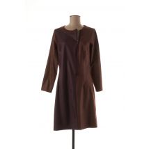 MERI & ESCA - Robe mi-longue marron en polyester - Femme - Taille 40 - Modz