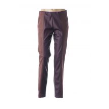 GUY DUBOUIS - Pantalon slim marron en polyester - Homme - Taille 40 - Modz