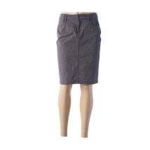 GUY DUBOUIS - Jupe mi-longue gris en coton - Femme - Taille 40 - Modz