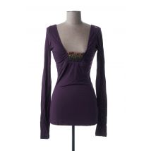 MISS SIXTY - Tunique manches longues violet en viscose - Femme - Taille 36 - Modz