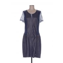 MERI & ESCA - Robe mi-longue bleu en polyester - Femme - Taille 40 - Modz