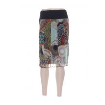 MERIELL CLUB - Jupe mi-longue noir en polyamide - Femme - Taille 40 - Modz