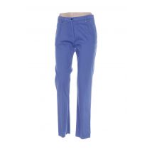 FRANCE RIVOIRE - Pantalon slim bleu en coton pour femme - Taille 38 - Modz