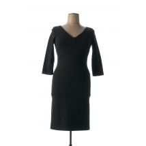 ANGELO MARANI - Robe mi-longue noir en viscose - Femme - Taille 40 - Modz