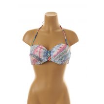 PROMISE - Haut de maillot de bain bleu en polyester - Femme - Taille 85B - Modz
