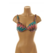 PROMISE - Haut de maillot de bain orange en polyester - Femme - Taille 90B - Modz