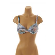 PROMISE - Haut de maillot de bain bleu en polyester - Femme - Taille 90B - Modz
