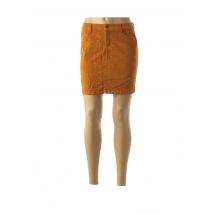 DENIM &DRESS - Jupe courte orange en coton - Femme - Taille 36 - Modz