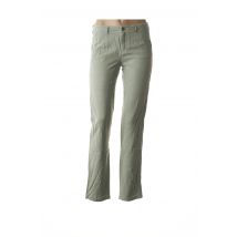 COUTURIST - Pantalon droit vert en lyocell - Femme - Taille W32 - Modz