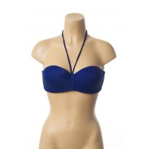 LOU - Haut de maillot de bain bleu en polyamide - Femme - Taille 90C - Modz