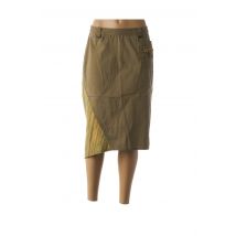 JAC JAC - Jupe longue vert en coton - Femme - Taille 40 - Modz