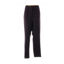 QUATTRO - Pantalon droit violet en polyester - Femme - Taille 54 - Modz