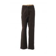 QUATTRO - Pantalon droit marron en coton - Femme - Taille 52 - Modz