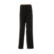 QUATTRO - Pantalon droit marron en polyester - Femme - Taille 52 - Modz