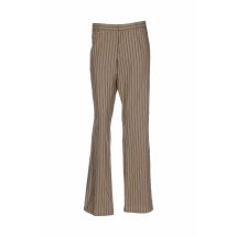BRAY STEVE ALAN - Pantalon flare marron en polyester - Femme - Taille 38 - Modz