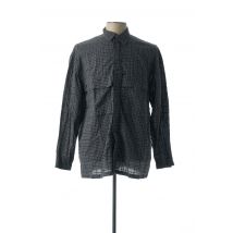 E.TAUTZ - Chemise manches longues bleu en coton - Homme - Taille XS - Modz