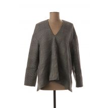 PAULE KA - Top gris en laine vierge - Femme - Taille 36 - Modz