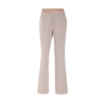 LUCIA - Pantalon chic beige en polyester - Femme - Taille 40 - Modz