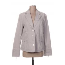 LUCIA - Blazer gris en coton - Femme - Taille 38 - Modz
