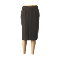 LISA CHESNAY - Jupe mi-longue marron en polyester - Femme - Taille 42 - Modz