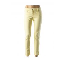 DENIM STUDIO - Pantalon slim jaune en coton pour femme - Taille W26 - Modz