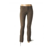 KOOKAI - Pantalon 7/8 vert en coton pour femme - Taille 34 - Modz