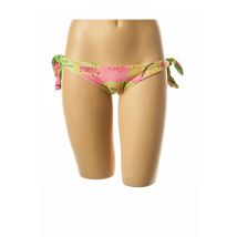 I LOVE MY BIKINI - Bas de maillot de bain rose en polyamide - Femme - Taille 40 - Modz