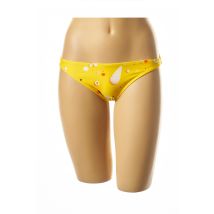 I LOVE MY BIKINI - Bas de maillot de bain jaune en polyamide - Femme - Taille 34 - Modz