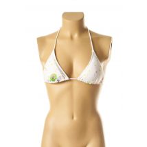 I LOVE MY BIKINI - Haut de maillot de bain blanc en polyamide - Femme - Taille 34 - Modz