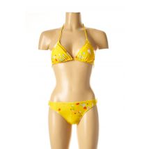 I LOVE MY BIKINI - Maillot de bain 2 pièces jaune en polyamide - Femme - Taille 34 - Modz