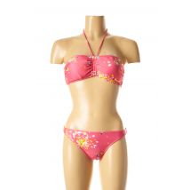 I LOVE MY BIKINI - Maillot de bain 2 pièces rose en polyamide - Femme - Taille 36 - Modz