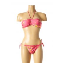 I LOVE MY BIKINI - Maillot de bain 2 pièces rose en polyamide - Femme - Taille 34 - Modz