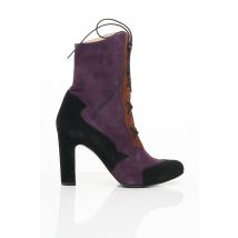 ANNA VOLODIA - Bottines/Boots violet en cuir - Fille - Taille 32 - Modz