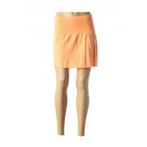 JEI'S BY LETIZIA DENARO - Jupe courte orange en coton pour femme - Taille 36 - Modz