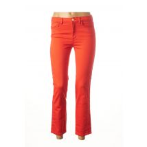 MAISON 123 - Pantalon 7/8 orange en coton - Femme - Taille 38 - Modz