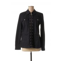 MAISON 123 - Veste casual noir en coton - Femme - Taille 36 - Modz