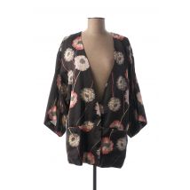 MAISON 123 - Veste casual noir en polyester - Femme - Taille 38 - Modz
