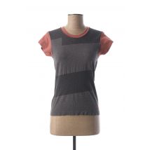 MAISON 123 - T-shirt gris en polyamide pour femme - Taille 40 - Modz