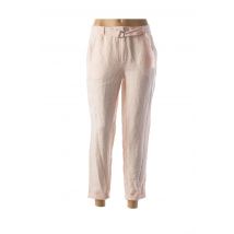 MAISON 123 - Pantalon 7/8 rose en lin pour femme - Taille 38 - Modz