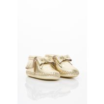 MINNETONKA - Chaussons/Pantoufles beige en cuir - Fille - Taille 18 - Modz