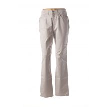 TRUSSARDI JEANS - Pantalon droit gris en coton - Femme - Taille W26 - Modz