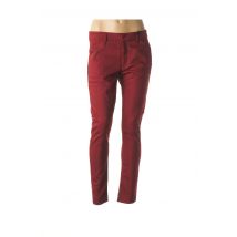 MOS MOSH - Pantalon slim rouge en coton - Femme - Taille 32 - Modz