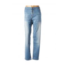 MISS CAPTAIN - Jeans coupe slim bleu en coton - Femme - Taille 52 - Modz