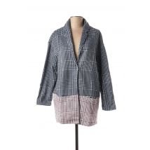 MISS CAPTAIN - Manteau long gris en polyester - Femme - Taille 36 - Modz