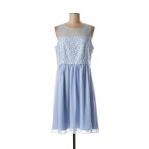 MAISON 123 - Robe mi-longue bleu en polyester - Femme - Taille 40 - Modz