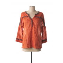MAISON 123 - Blouse orange en coton - Femme - Taille 36 - Modz